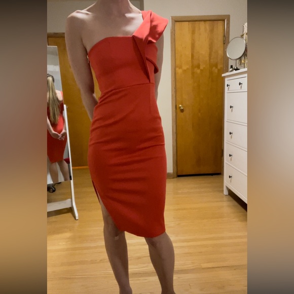 Red Party Dress - Picture 3 of 12